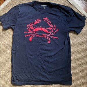Crewcuts Navy Blue Crab Graphic T-Shirt